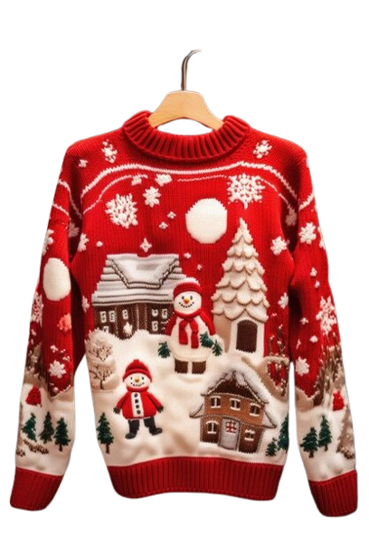 Kapuzenpulli mit Weihnachtsthema