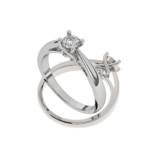 Eleganter Silberring